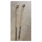2 Berwyck wood shaft drivers