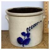 Antique N.A. White & Sons stoneware crock