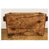 Dovetailed wooden crate