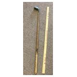 Wood shafted McDougal putter