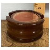 Agate slice coaster set