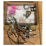 Box of costume jewelry