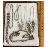 Costume jewelry necklaces