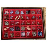 Costume jewelry pierced earrings