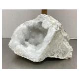Large quartz crystal geode