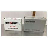 2 boxed 35mm cameras