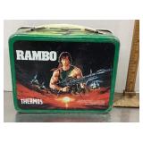 1985 Rambo lunchbox with Thermos
