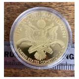 Second amendment brass token