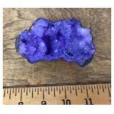 Purple quartz geode