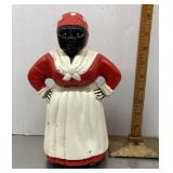 Cast iron Black Americana coin bank