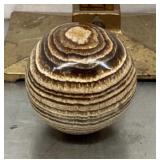 Aragonite polished sphere