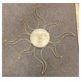 Decorative sun wall hanging