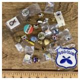 Pins and patch--mostly bowling awards