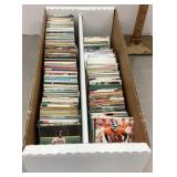 Box of sports cards