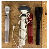 3 flashlights and massager