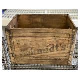 Wood beer crate