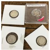 4 silver dimes