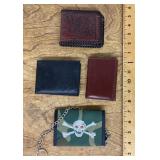 4 wallets
