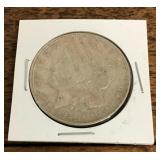 1921 Morgan silver dollar