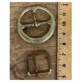 2 belt buckles