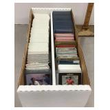 Box of baseball cards
