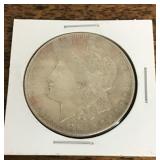 1921 Morgan silver dollar