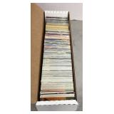 Box of assorted baseball cards