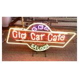 Old Car Cafe neon light 19x30