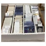 Box of baseball cards