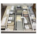 Box of Topps baseball cards