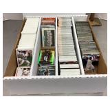 Box of baseball cards