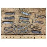 14 old bottle openers