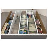 Box of sports cards