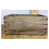 Wood explosives crate