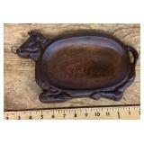 Cast iron steak sizzler platter