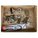 Flat of padlocks and keys
