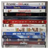 13 DVDs --2 are factory sealed