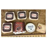 Old beer coasters