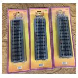 3 packages of Rail King model train track