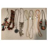 Costume jewelry necklaces