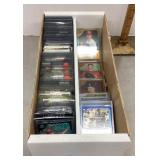 Box of baseball cards