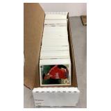 Box of Upper Deck baseball cards