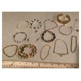 14 costume jewelry bracelets