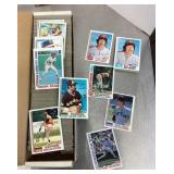 Box of 1982 Topps baseball cards