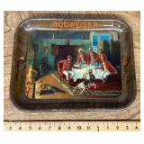 Metal Budweiser tray