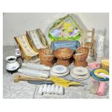 Barbie size doll furniture & play dishes