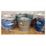 Collection of beer buckets