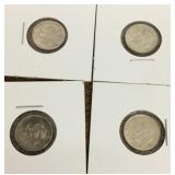 4 silver dimes