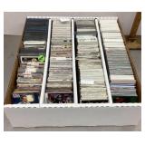 Box of football cards