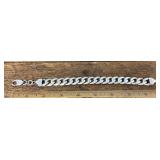 Large sterling silver bracelet